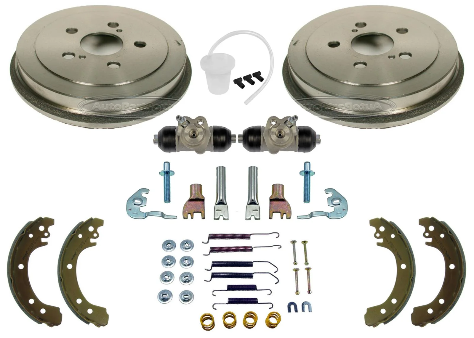 Drums Shoes & Wheel Cylinders for Toyota Corolla 03-08 VIN Starting in 1,2,3,4,5