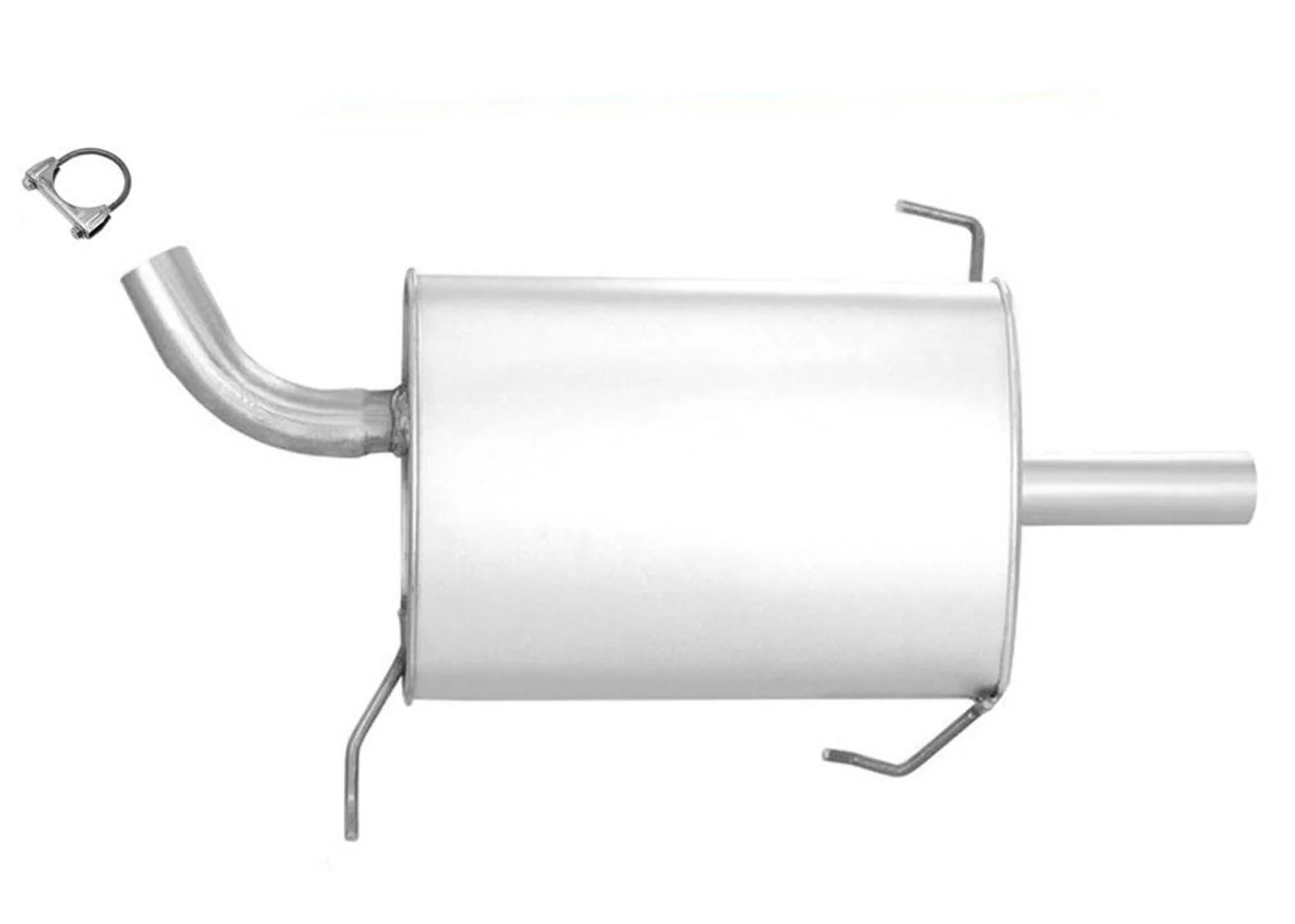 Eagle Brand Rear Muffler Exhaust With Clamp 792300 for Nissan Altima 1998-2001