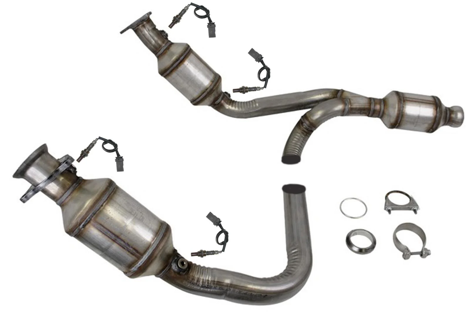 Eng Pipe 3 Catalytic Converter For Chevrolet Silverado 1500 5.3L 14-18 W Sensors