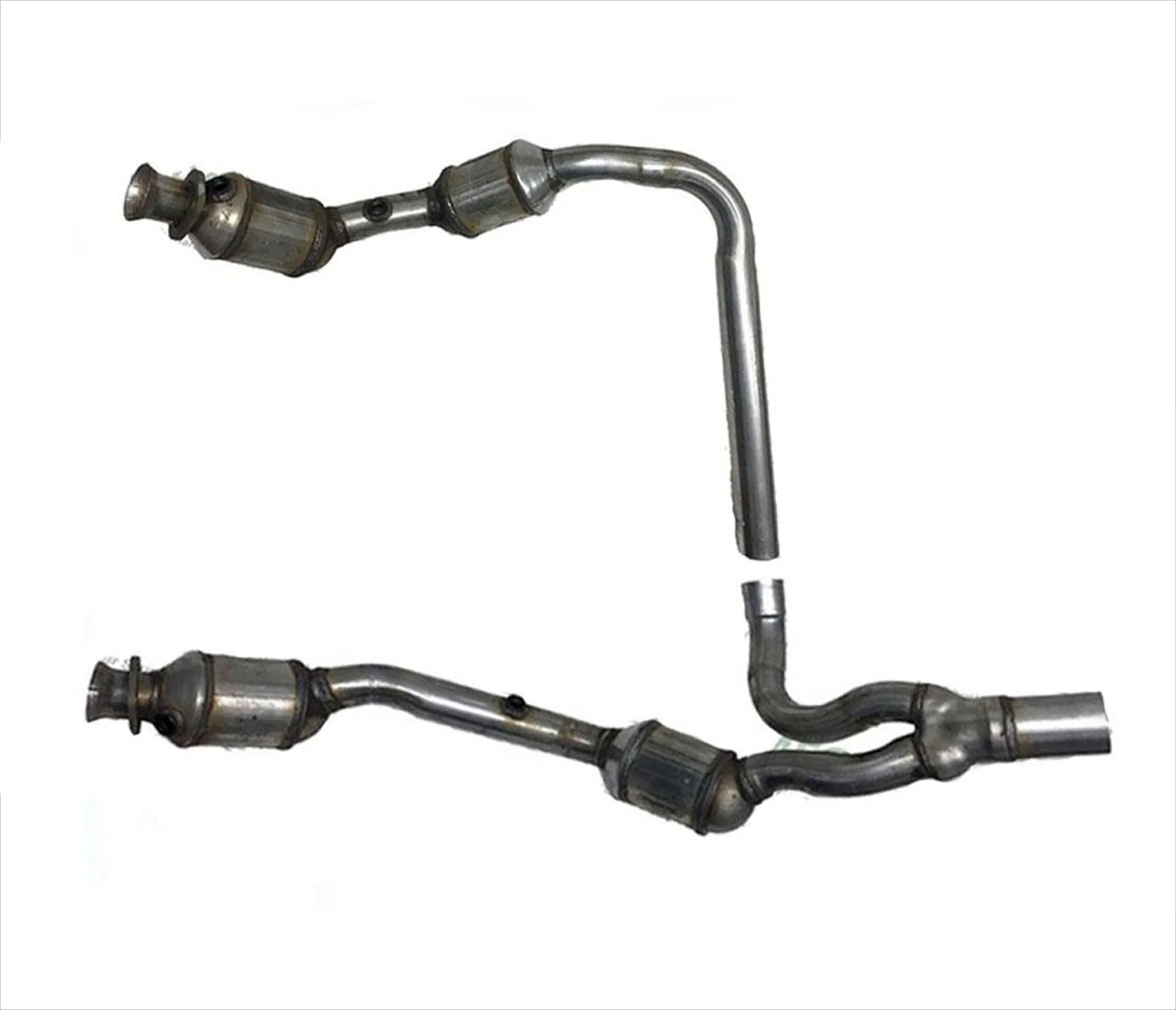 Engine Y Pipe (4) Catalytic Converter Fits for Jeep Wrangler 2007-2009 3.8L