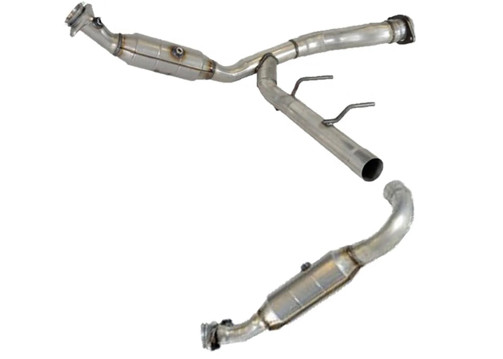 Engine Y Pipe w Catalytic Converters for 09-10 Ford F150 Rear Wheel Drive 4.6L