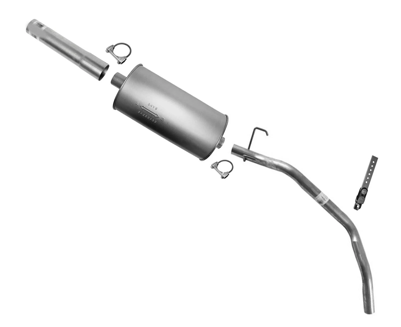 Weld on Pipe Rear Muffler Tail Pipe For Toyota Pick Up 1988-1995 4 Wheel Drive