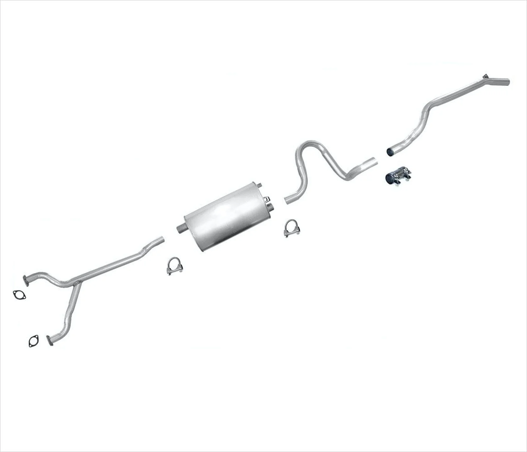 Muffler Tail Pipe Exhaust System For Ford Crown Victoria Grand Marquis 1986-1988