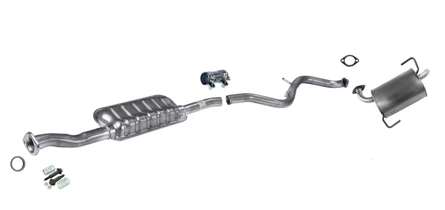 Resonator Ext Pipe Rear Muffler System for Subaru Outback 2.5L 2010 2015 2017