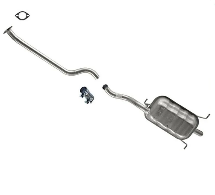 Extension Pipe & Rear Muffler fits 2001-2004 Santa Fe 2.4L 4 Clylinder