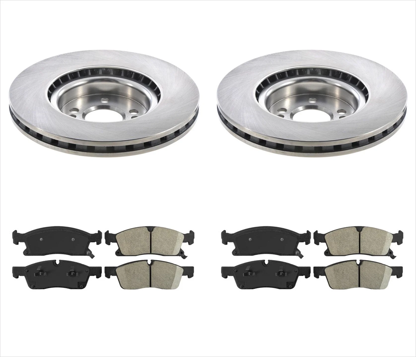 F Disc Brake Rotors Brake Pads Fits For 12-15 Mercedes ML350 4 Matic No AMG