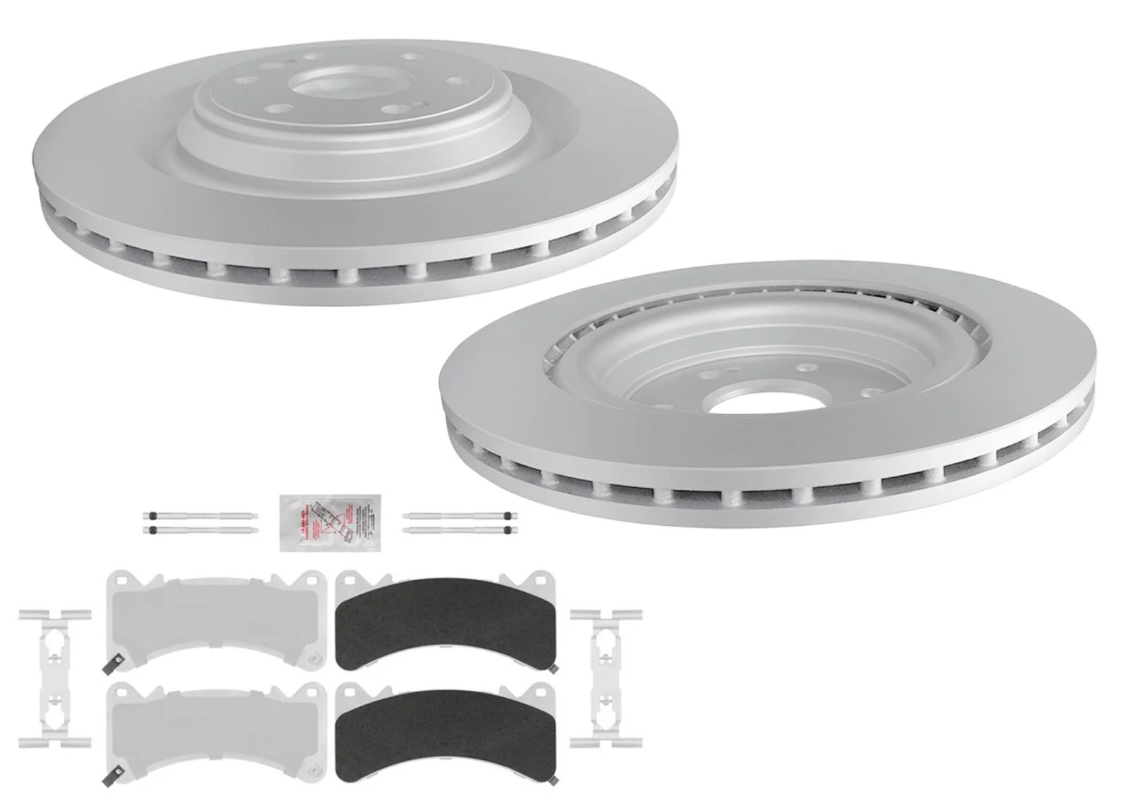 F Heavy Duty 409.56MM Disc Brake Rotors Pads for GMC Yukon w/ Brem Braking 21-24