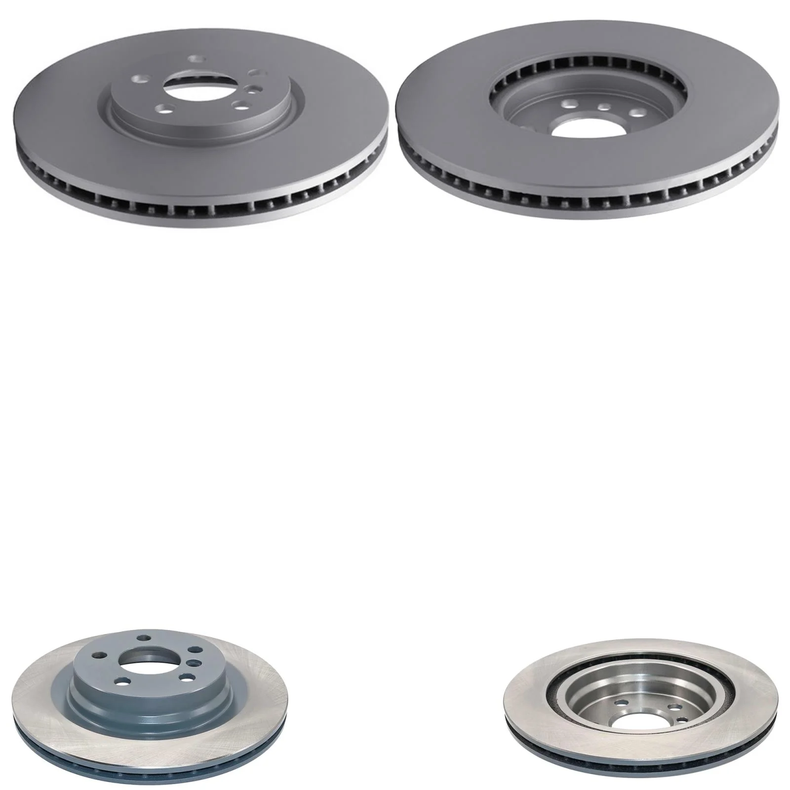 F&R Coated Disc Brake Rotors & EPS Brake Pads For BMW X1 xDrive 28i 2023-2025 - Image 2