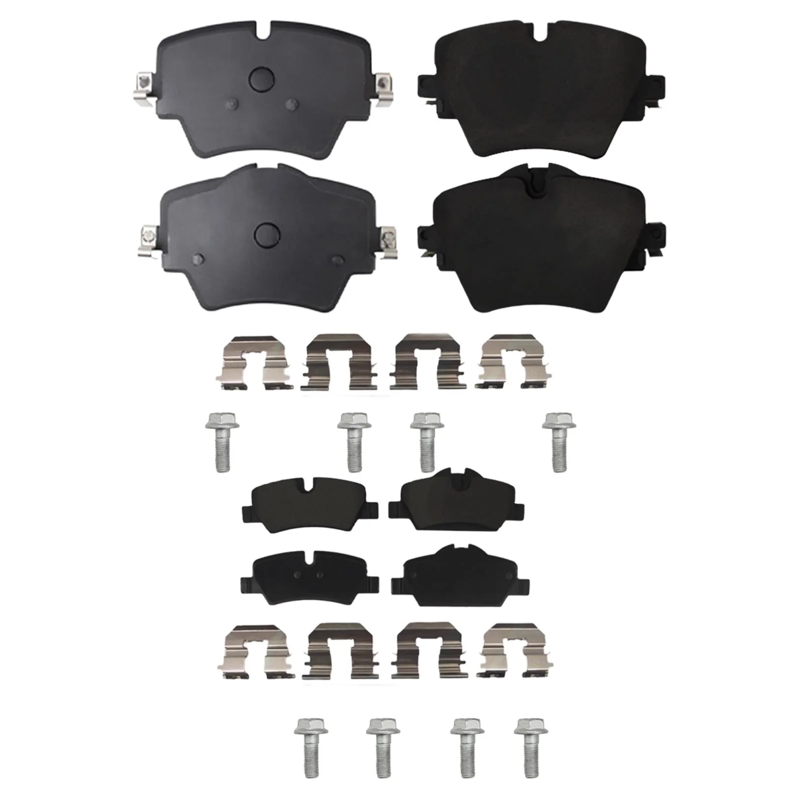 F&R Coated Disc Brake Rotors & EPS Brake Pads For Mini Cooper S 2022 2023 2024 - Image 2