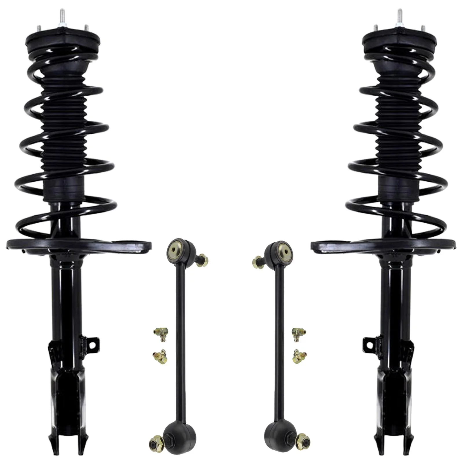 F&R Coil Spring Struts Sway Bar Links For Toyota Avalon 2016-2018 XLE & Hybrid - Image 3