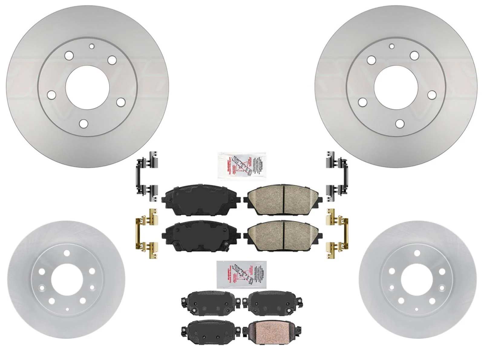 F&R Disc Brake Rotors Ceramic Pads For Mazda CX-3 2019 2020 2021 All Wheel Drive