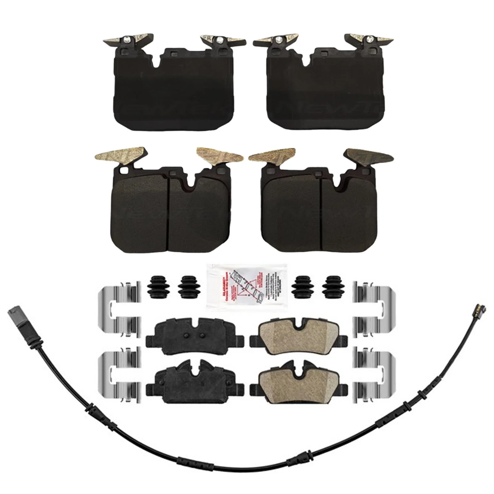 F&R Disc Brake Rotors & Disc Brake Pads For Cooper John Cooper Works 2020-2024 - Image 2