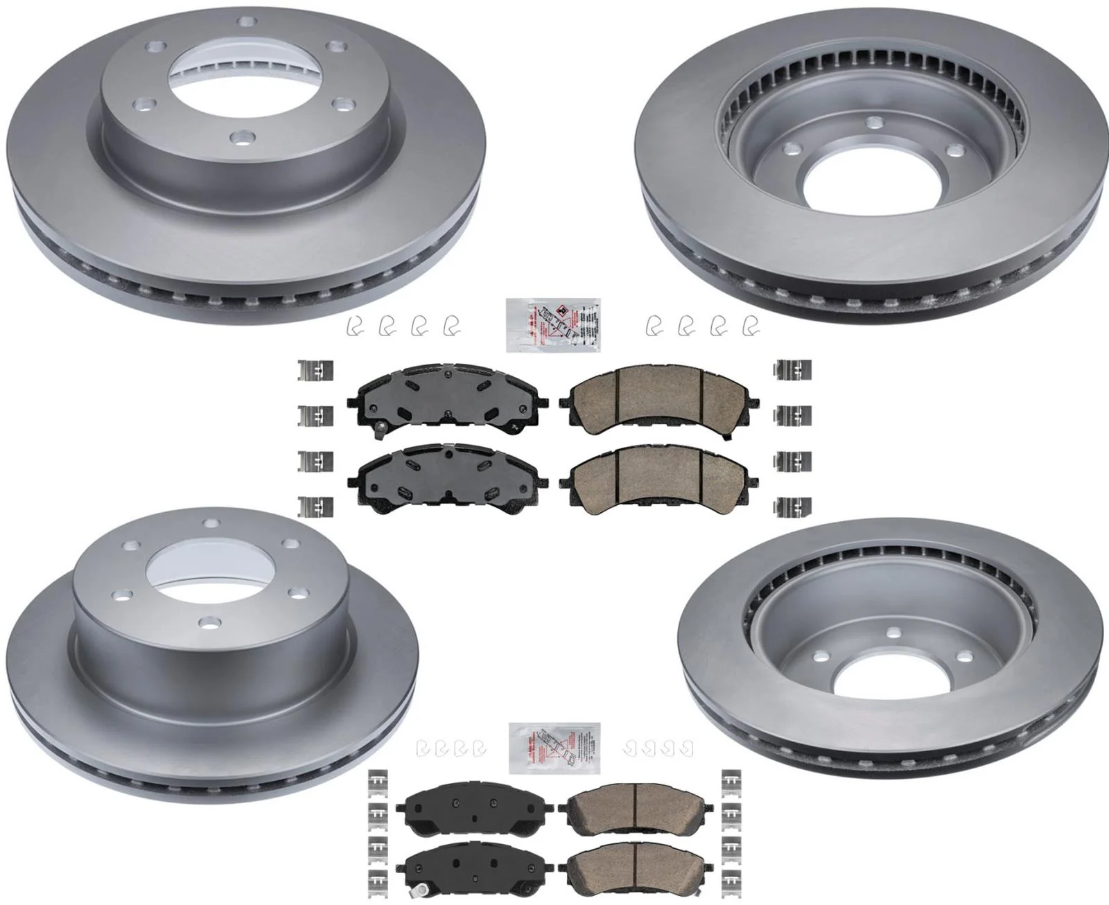 F&R Fleet Duty High Carbon Disc Brake Rotors Pads For Ford Ranger 2019 2020 2024