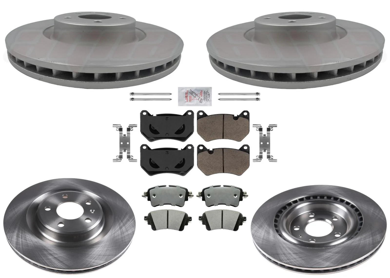 F&R Premium Disc Brake Rotors & Ceramic Disc Brake Pads For Audi Q5 2018-2024