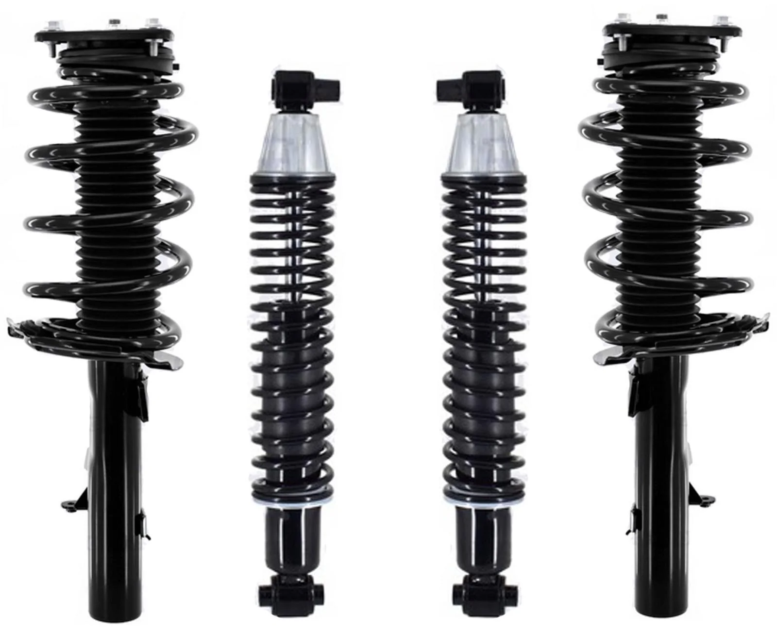 F Struts & Rear Shocks Load Leveling Coil Spring For Ford Transit Connect 14-18