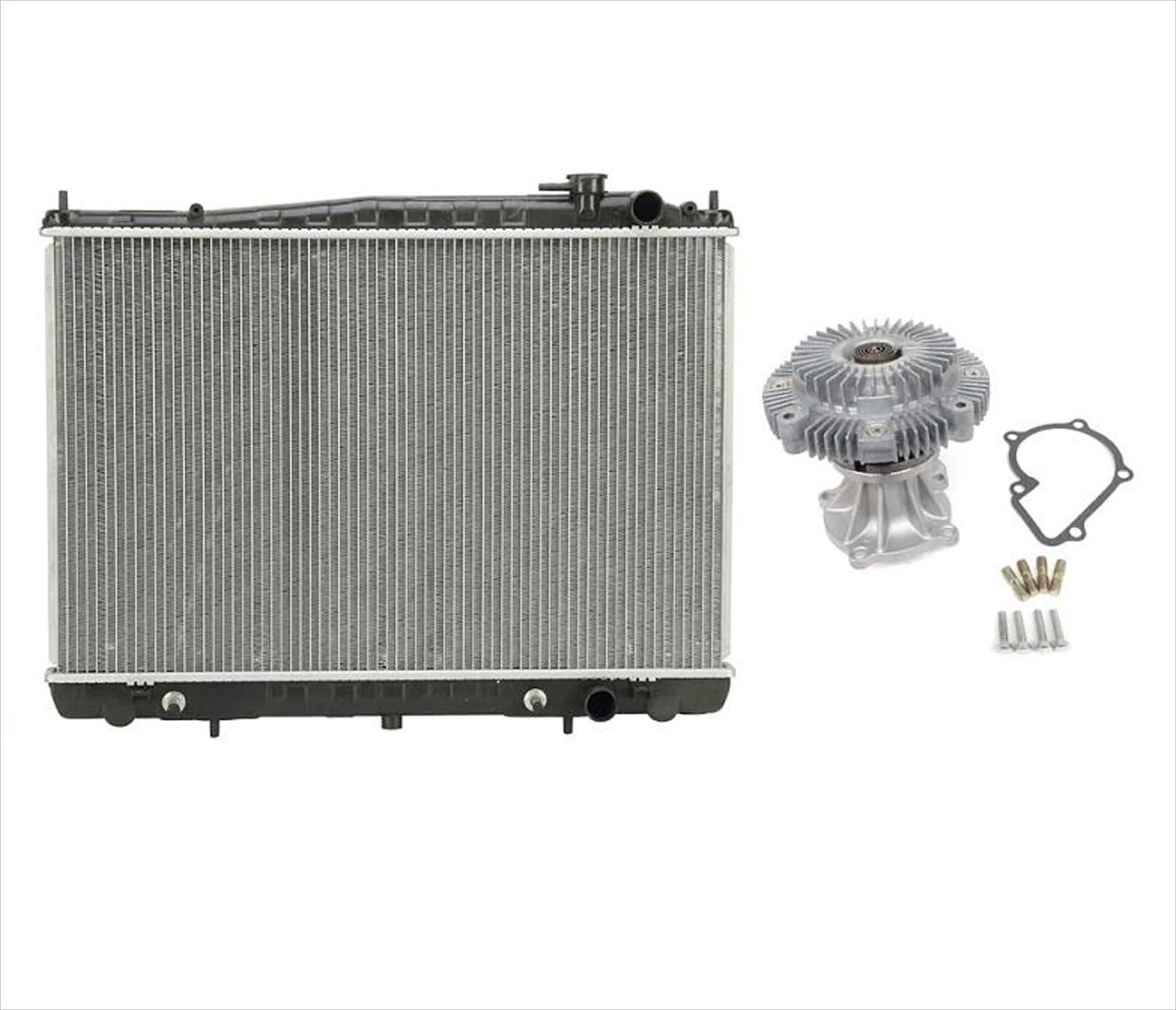 Fan Clutch and Water Pump & Radiator for Nissan Frontier 2.4L 1998-2004