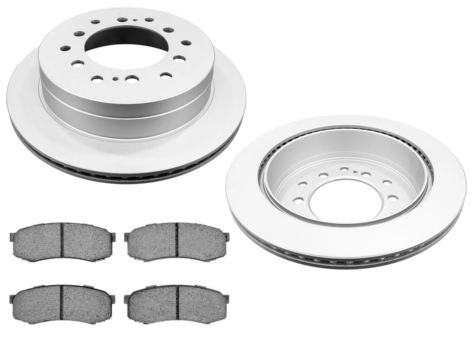 Rear Brake Rotors & Ceramic Pads For Lexus GX470 2003 2004 2005 2006 2007 2009