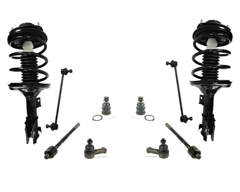 for 2001-2005 Sebring 2 Door Coupe Front Coil Spring Strut Tie Rods Ball Joints