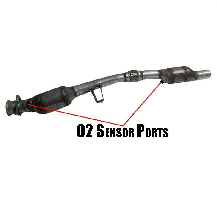 Fits 04-09 S4 Automatic Trans 4.2L P/S Eng Pipe With Dual Catalytic Converters