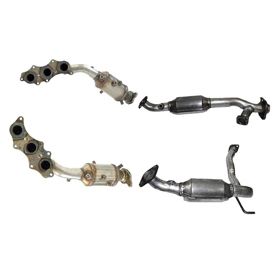 For Toyota 05-09 4 Runner GX470 4.7L (4) L & R Front & Rear Catalytic Converters