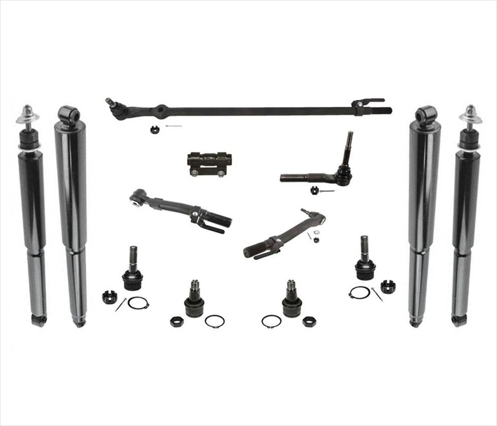 Fits 05-15 4 Wheel Drive Ford F350 Super Duty Tie Rod Ends Drag Link Steering