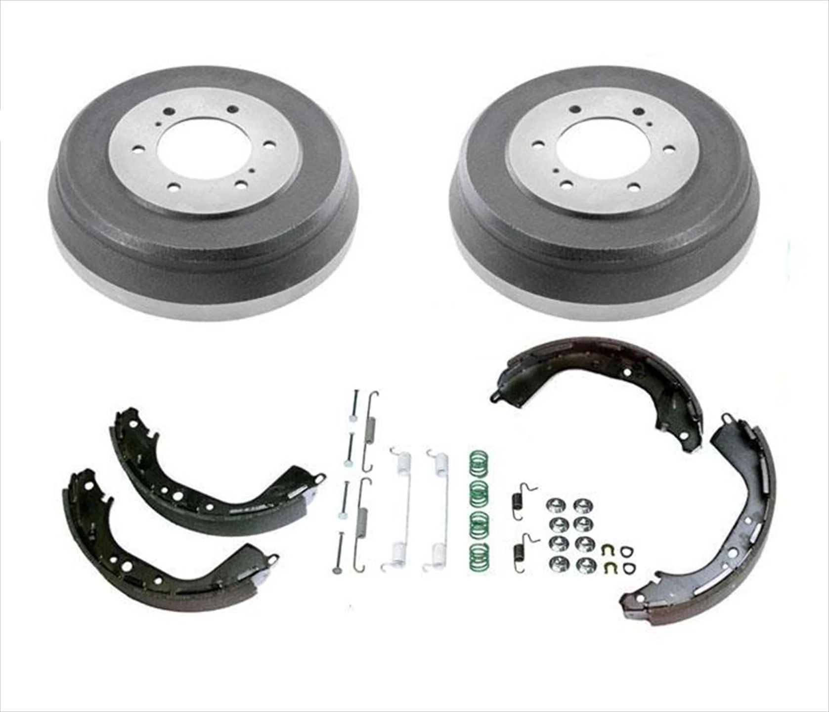 Rear Brake Drum Drums & Brake Shoes & Springs For 1989-1995 Nissan Pathfinder