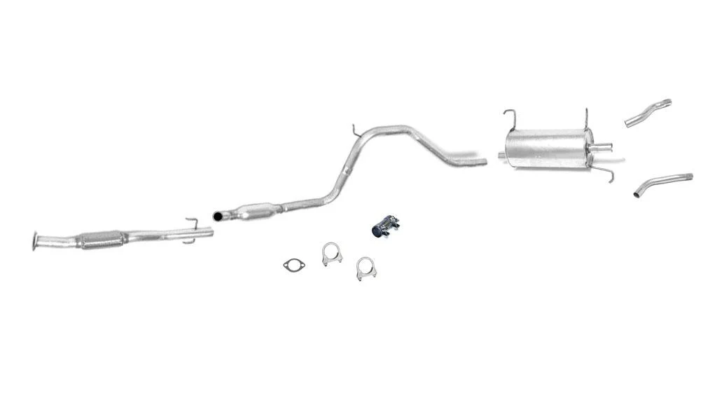 Pipe Resonator Muffler Exhaust System for 1991 1992 1993 1996 Ford Escort 1.9L