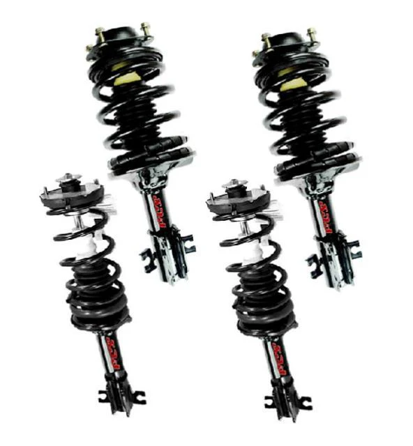 Fits 1991-1996 Ford Escort Front & Rear Complete Spring Strut and Mount Assembly
