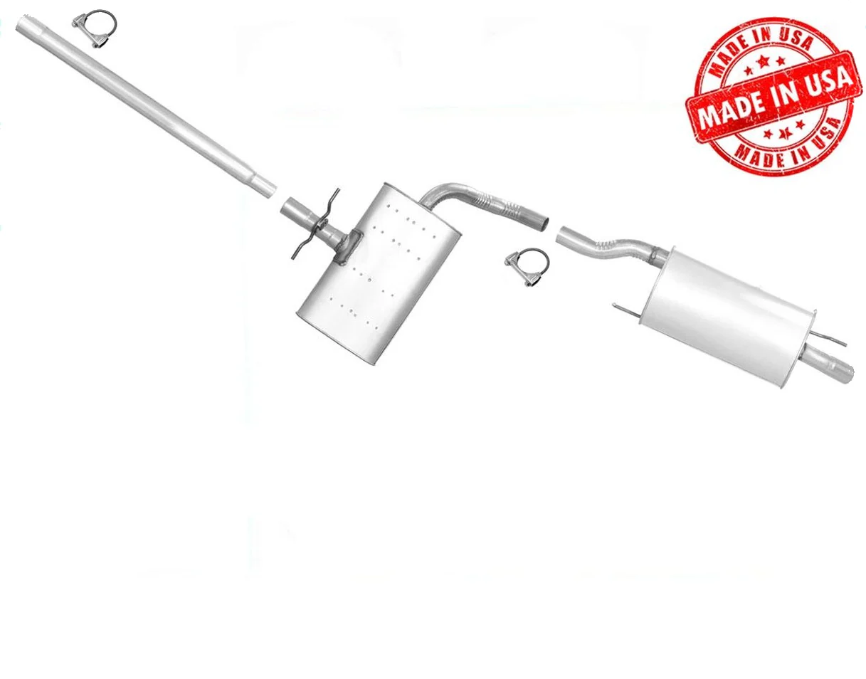 Resonator Muffler Exhaust System For Volkswagen Golf 2.0L 1993 1994 1995 1996