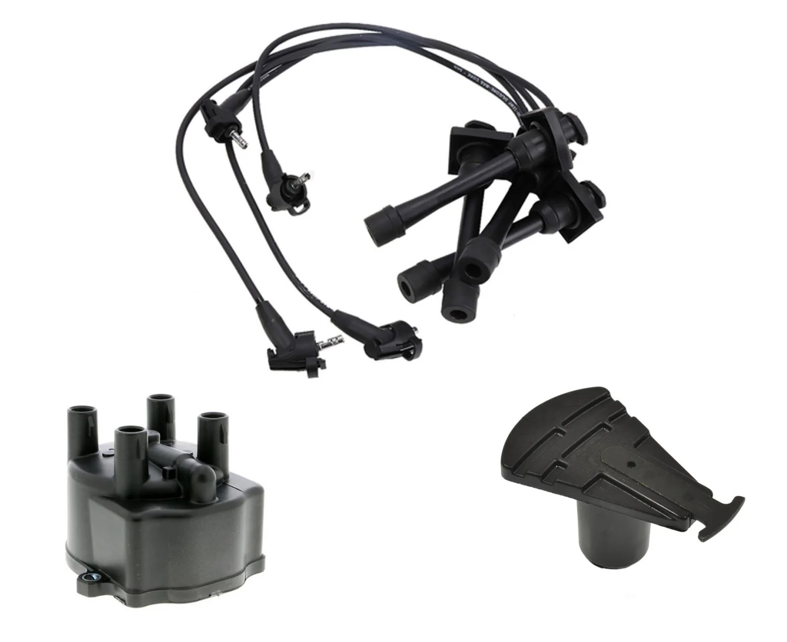 Spark Plug Ignition Wires Cap Rotor For Prizm Corolla 1.6L 1.8L 1993-1997