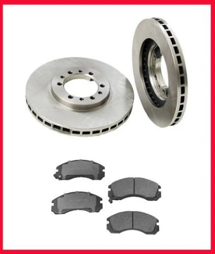 Front Brake Rotors & Pads For Mitsubishi Montero 3.5L 1994 1995 1996 1997 1999 - Image 2