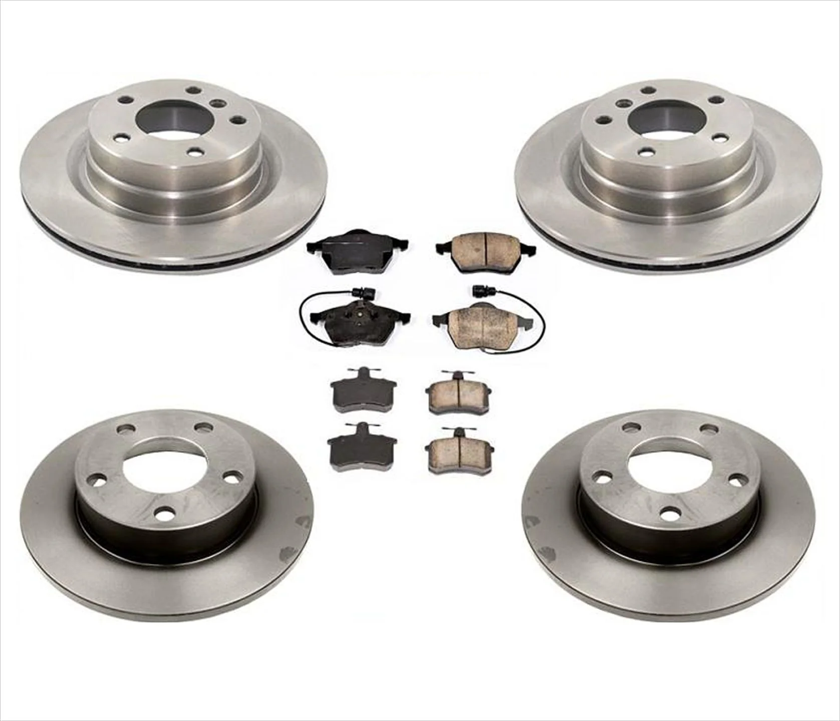 Fits 1997 1998 Audi A8 & A8 Quattro Front & Rear Brake Rotors Pads