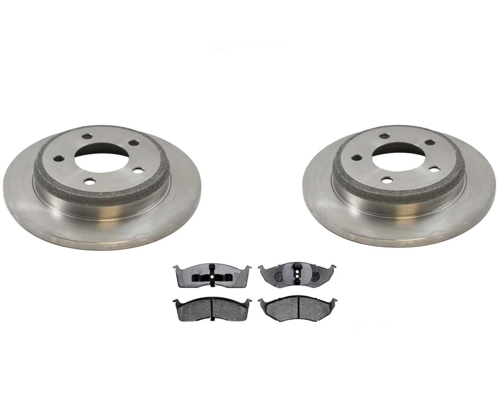 Rear Brake Rotors & Brake Pads For 300M 1998-2004 W/ Performance Brake Package