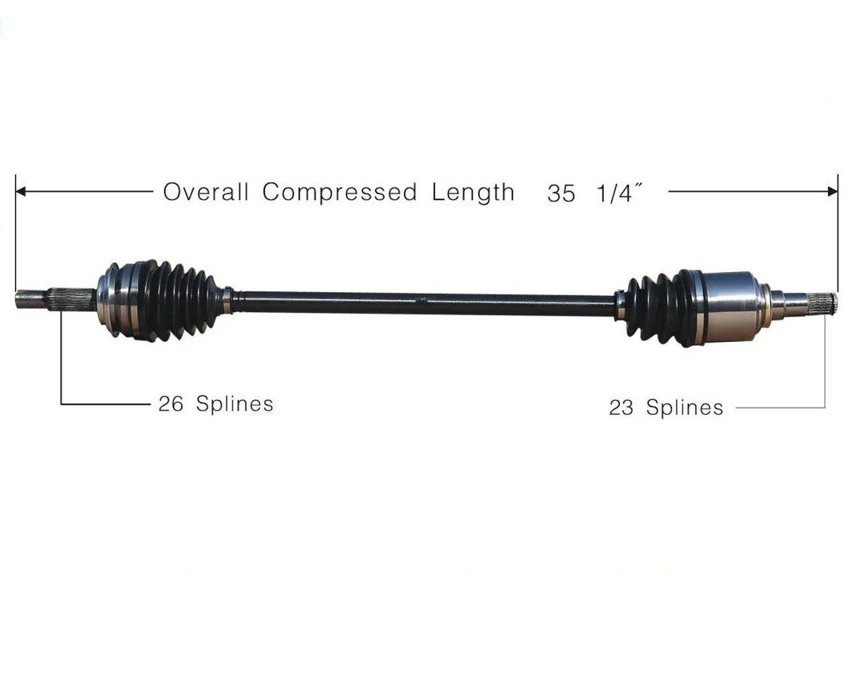 Fits 2006-2015 Toyota Yaris Passenger Side Complete CV Drive Axle Shaft