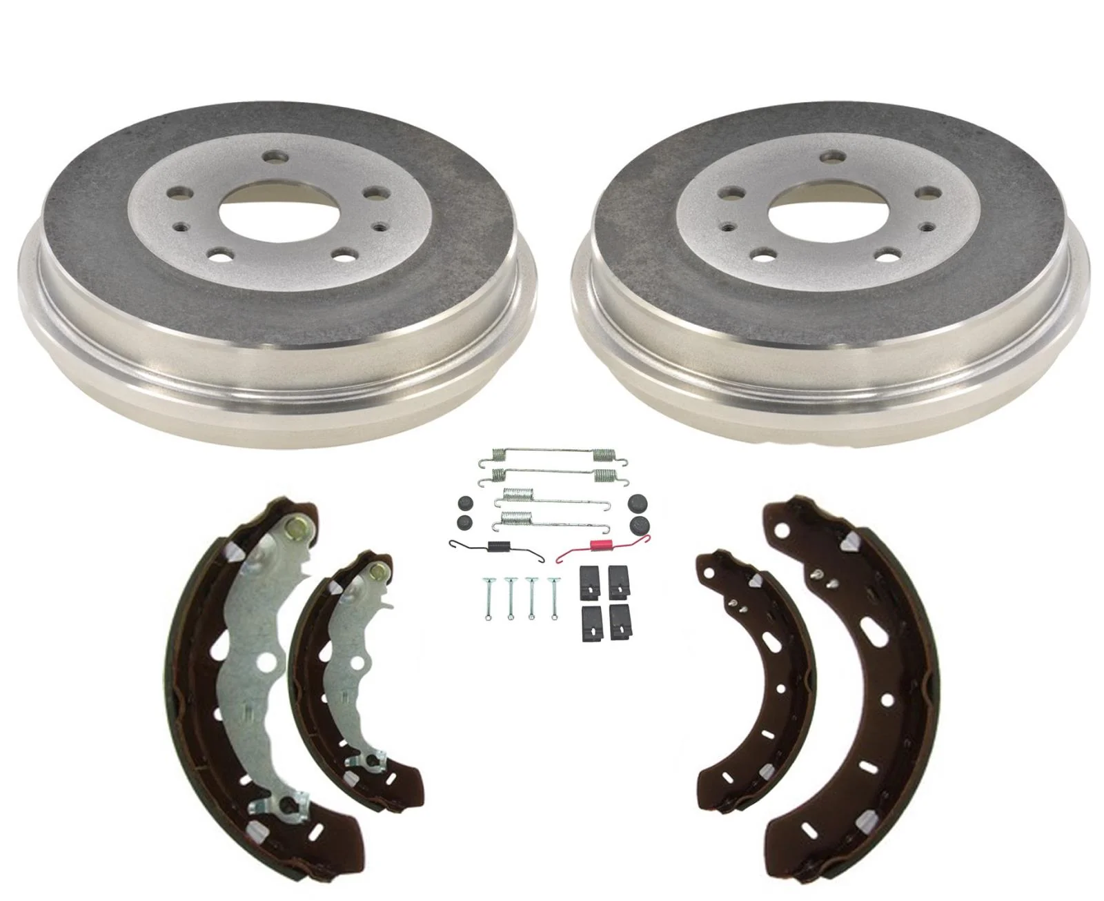 Rear Drums Brake & Shoes For Ford Focus S SE 2012 2013 2014 2015 2016 2017 2018