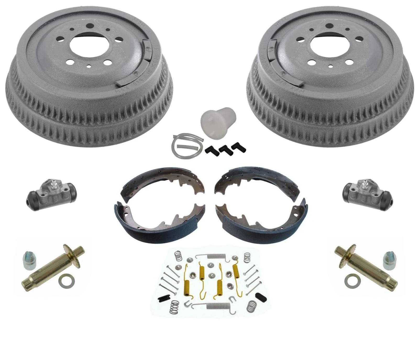 Fits 1987-1989 Jeep Wrangler With Standard Size 10 x 1 3/4 " Brake Drums Shoes
