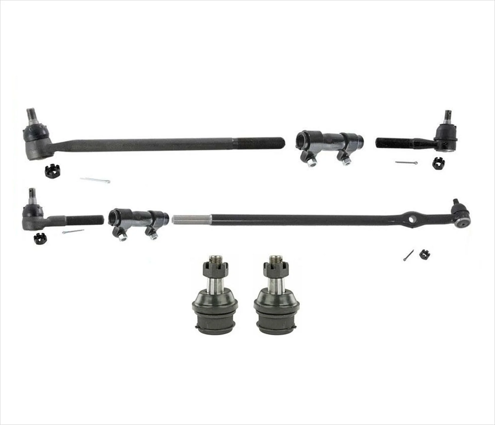 Fits 93-97 Rear Wheel Drive Ford Ranger  Tie Rods Sleeves Complete 8Pc
