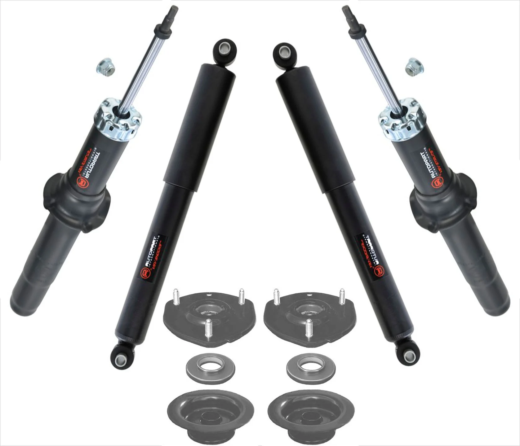 Fits For 10-12 Ford Fusion Front Struts + Shocks W Upper Strut Mounts 6pc