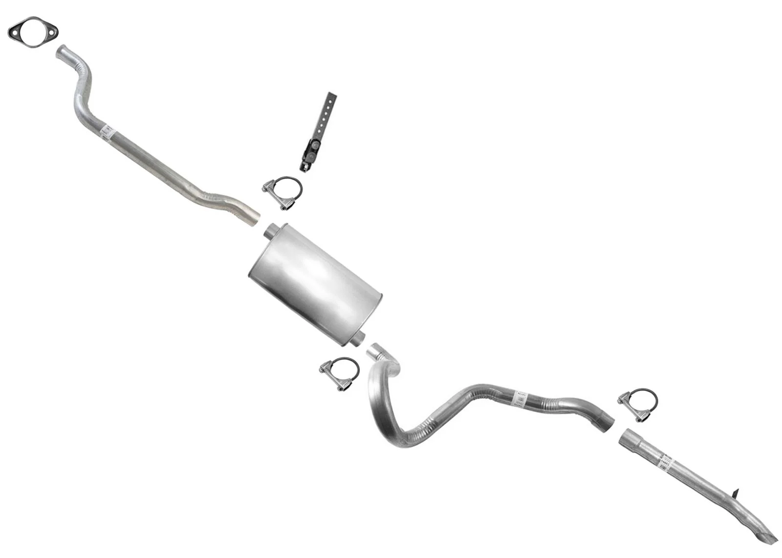 for 1992 1993 Buick Roadmaster Sedan 5.7L Extension Pipe Muffler Exhaust System