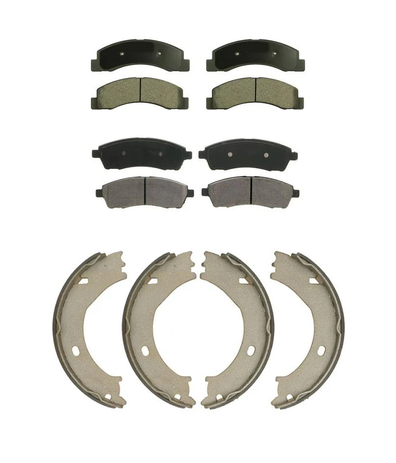 Fits Ford F250 F350 Super Duty Excursion Front & Rear Brake Ceramic Pads