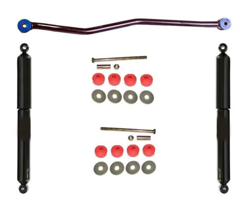Fits1993-1998 Jeep Grand Cherokee Track Bar with Bushings Shocks Links 52005642