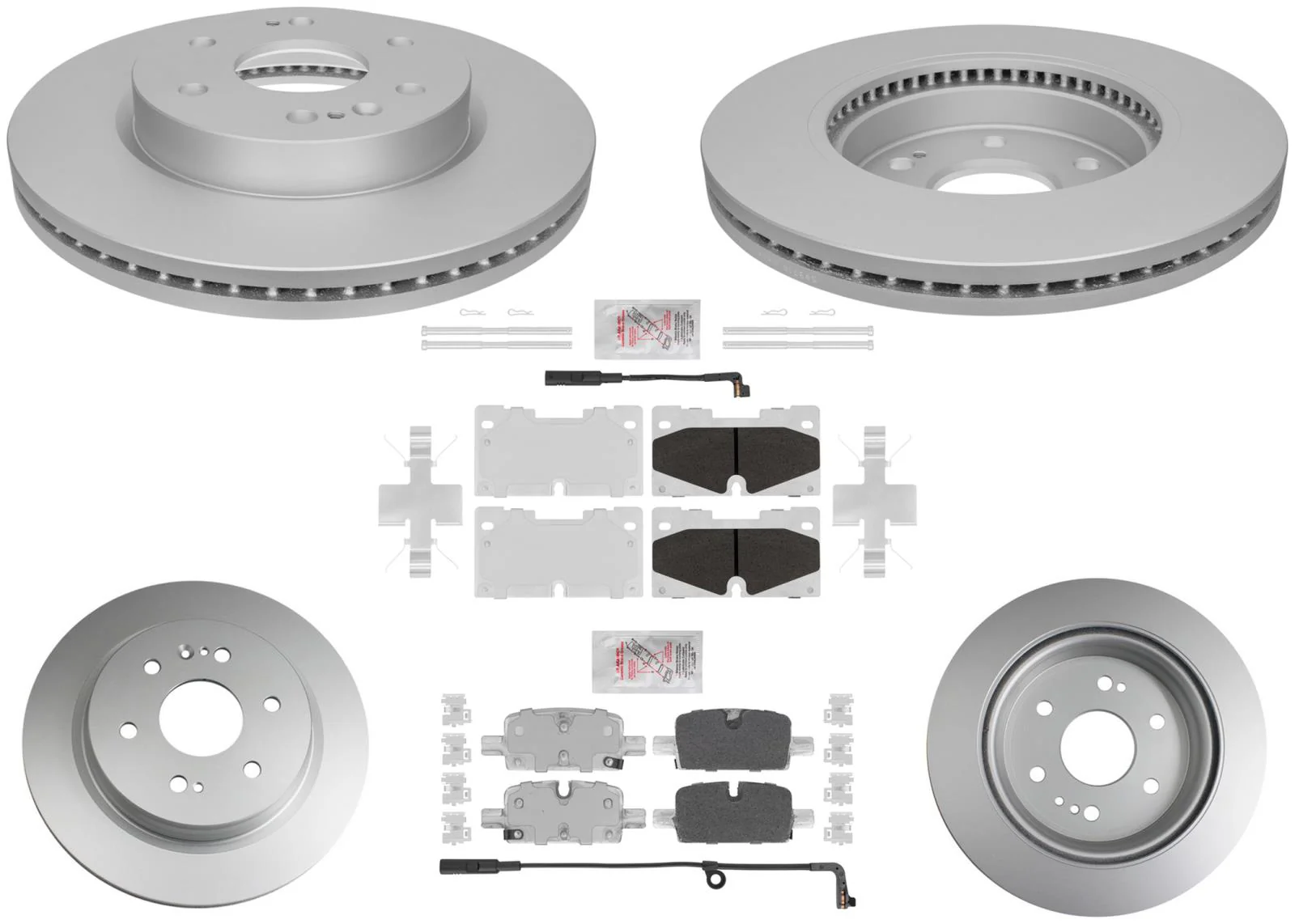 Fleet Duty Coated Disc Brake Rotors Brake Pads Sensor For Chevrolet Tahoe 21-25