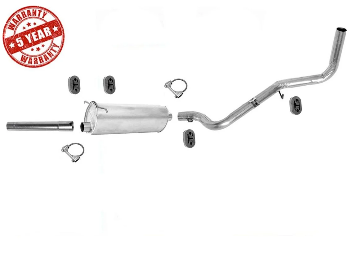 Exhaust Pipe Muffler For 00-03 Dakota 4.7 5.9 112 Inch Wheel Base Rr Wheel Drive
