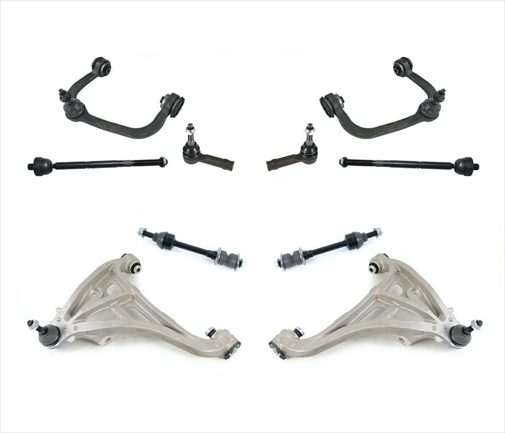 for 04-08 F150 4 Wheel Drive 4x4 Ball Joints Bushings Tie Control Arms 10pc