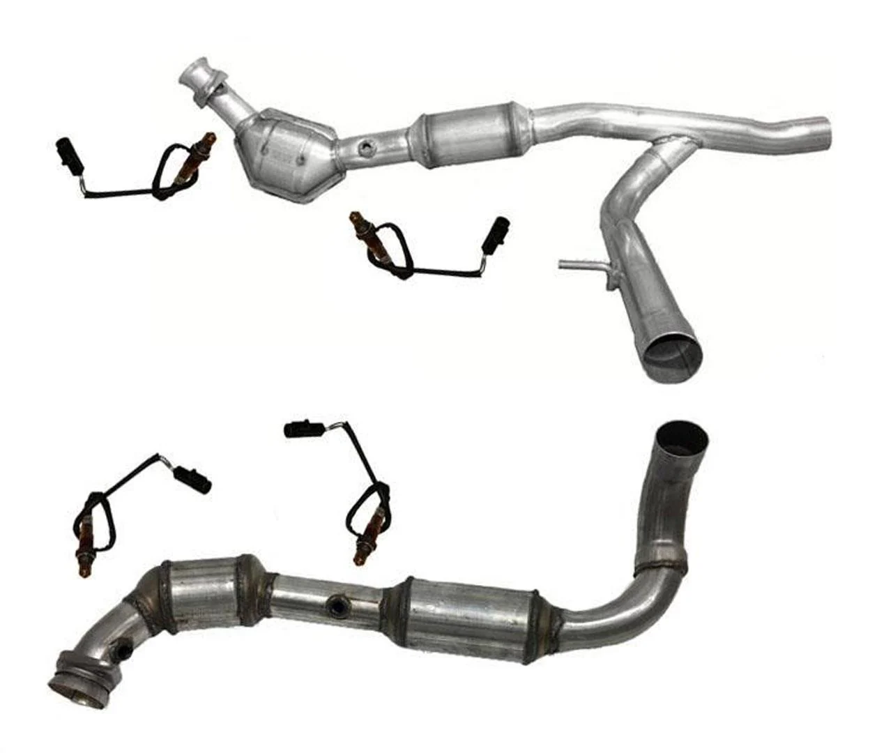 for 2004-2008 Ford F150 5.4L 4 Wheel Drive Eng Y Pipe Catalytic Converters