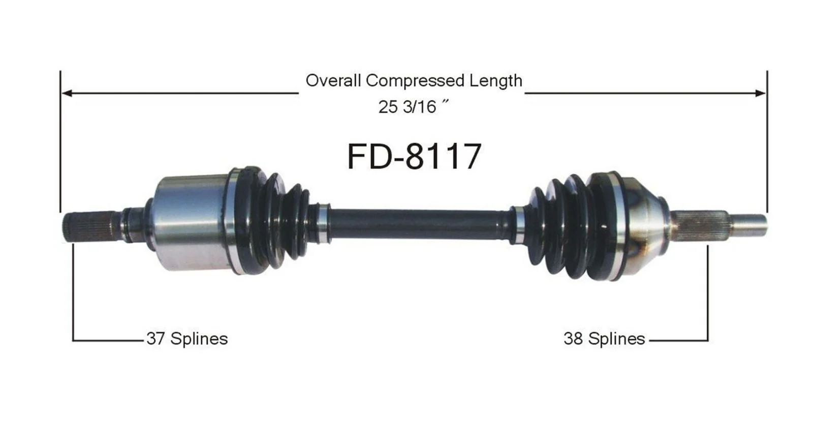 for 05-07 CV Axle Shaft D/S Five Hundred Montego Freestyle 05-07