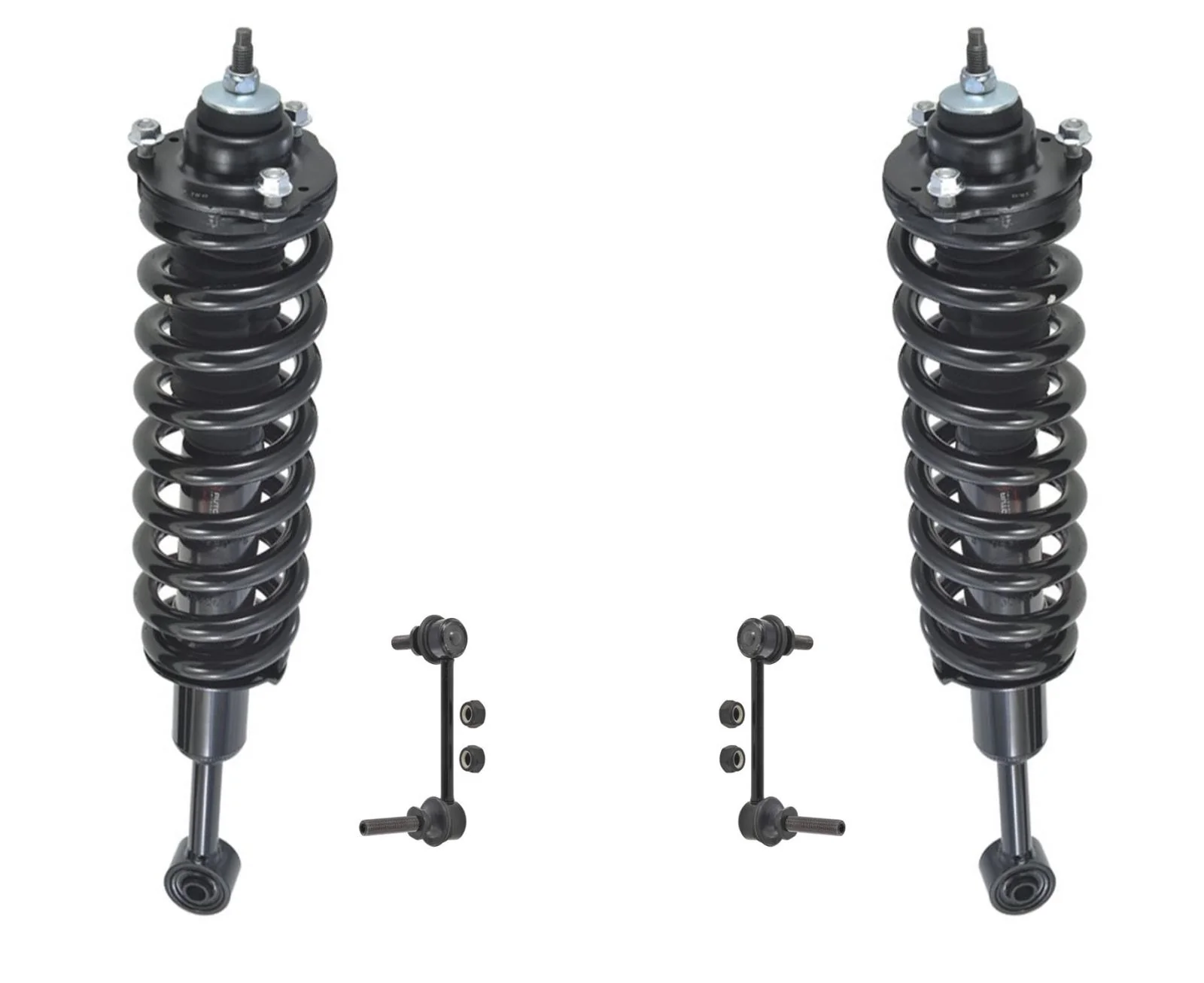 For 05-15 4 Wheel Drive Toyota Tacoma Front Coil Spring Strut and Mounts 4Pc Kit