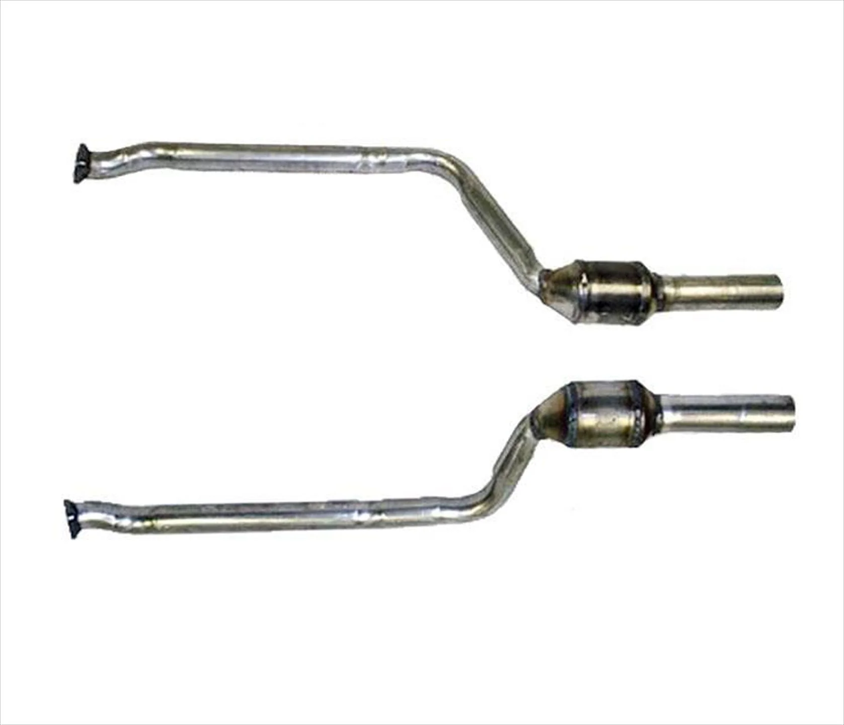 For 07-12 BMW 328i Left & Right Under Car Engine Pipe With Catalytic Converter