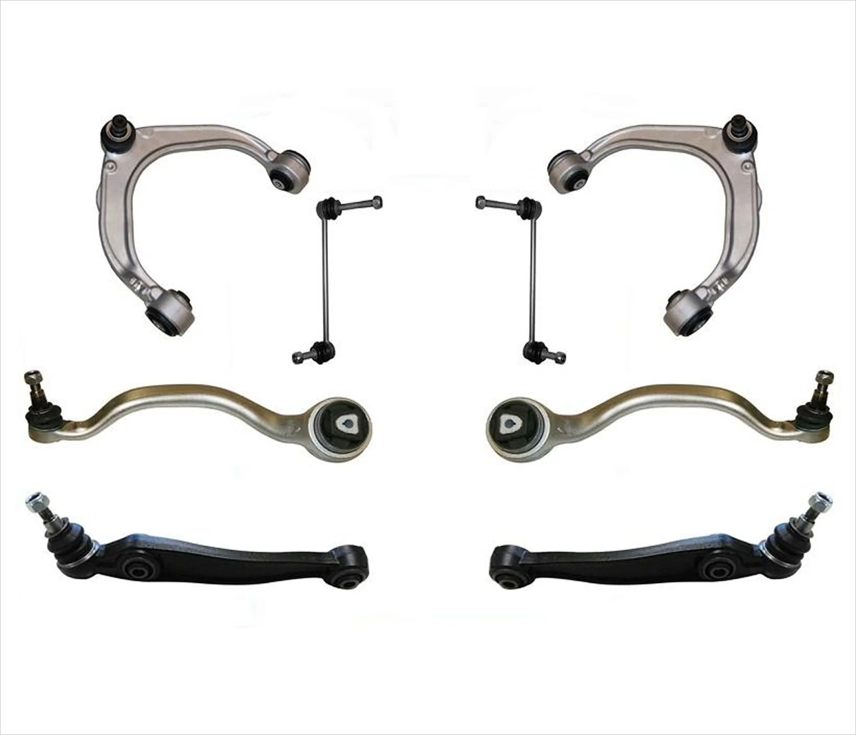 For 07-13 X5 08-14 X6 L & R Lower Forward Control Arms Ball Joints & Links