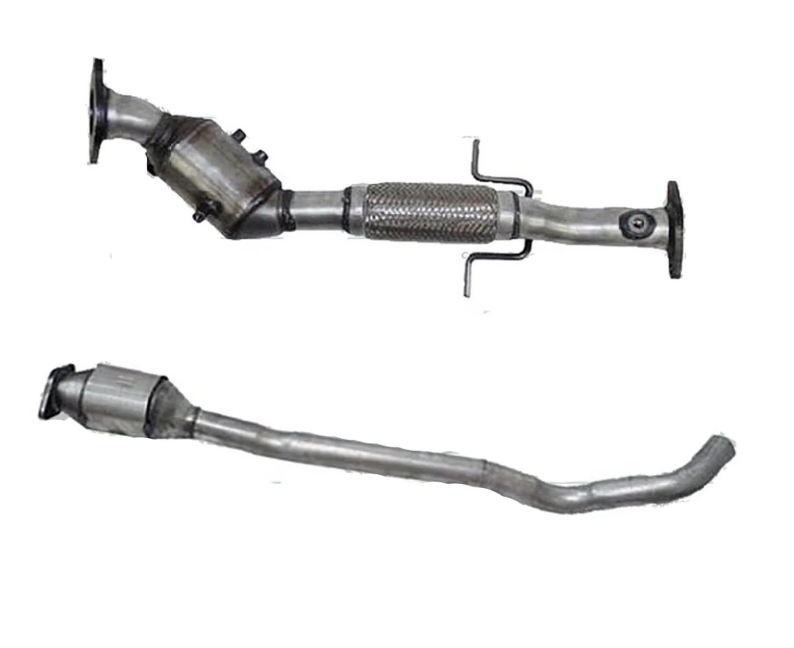 For 10-13 Transit Connect 2.0 Flex Pipe Frt & Rr Main Catalytic Converter USA